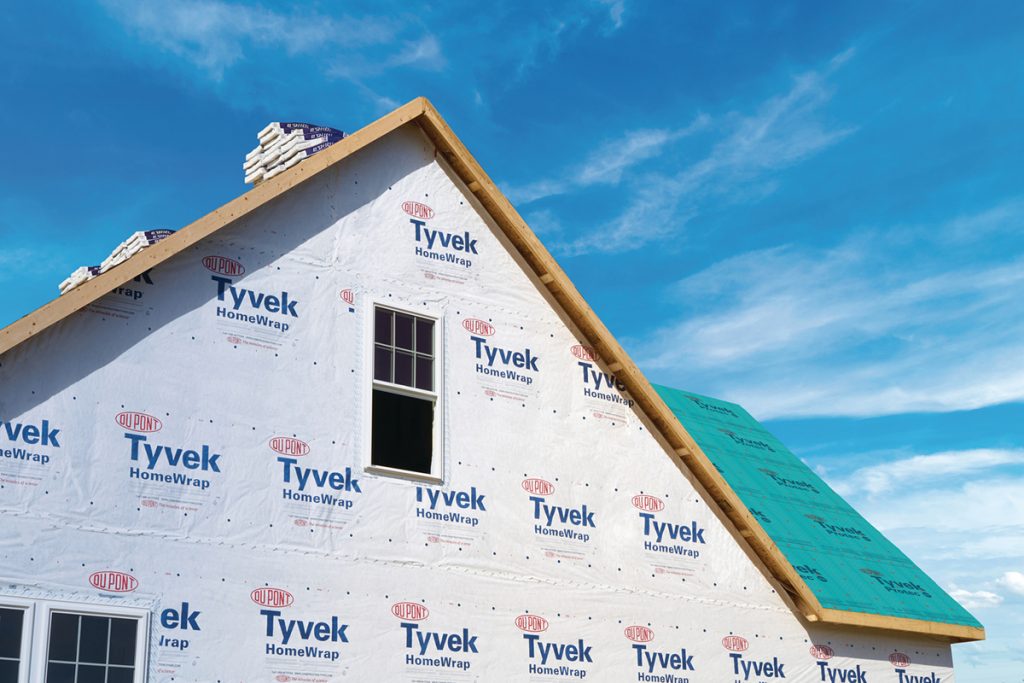 tyvek air barrier contractor Vancouver